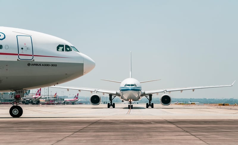 Jet Aircraft Landing